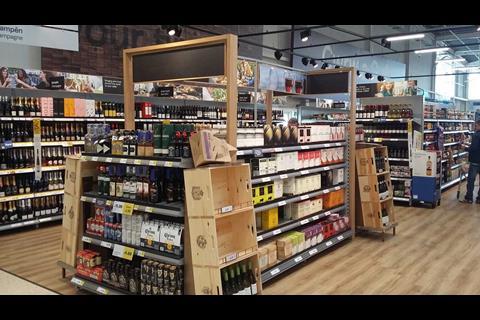 Tesco Llansamlet wine dept WEB